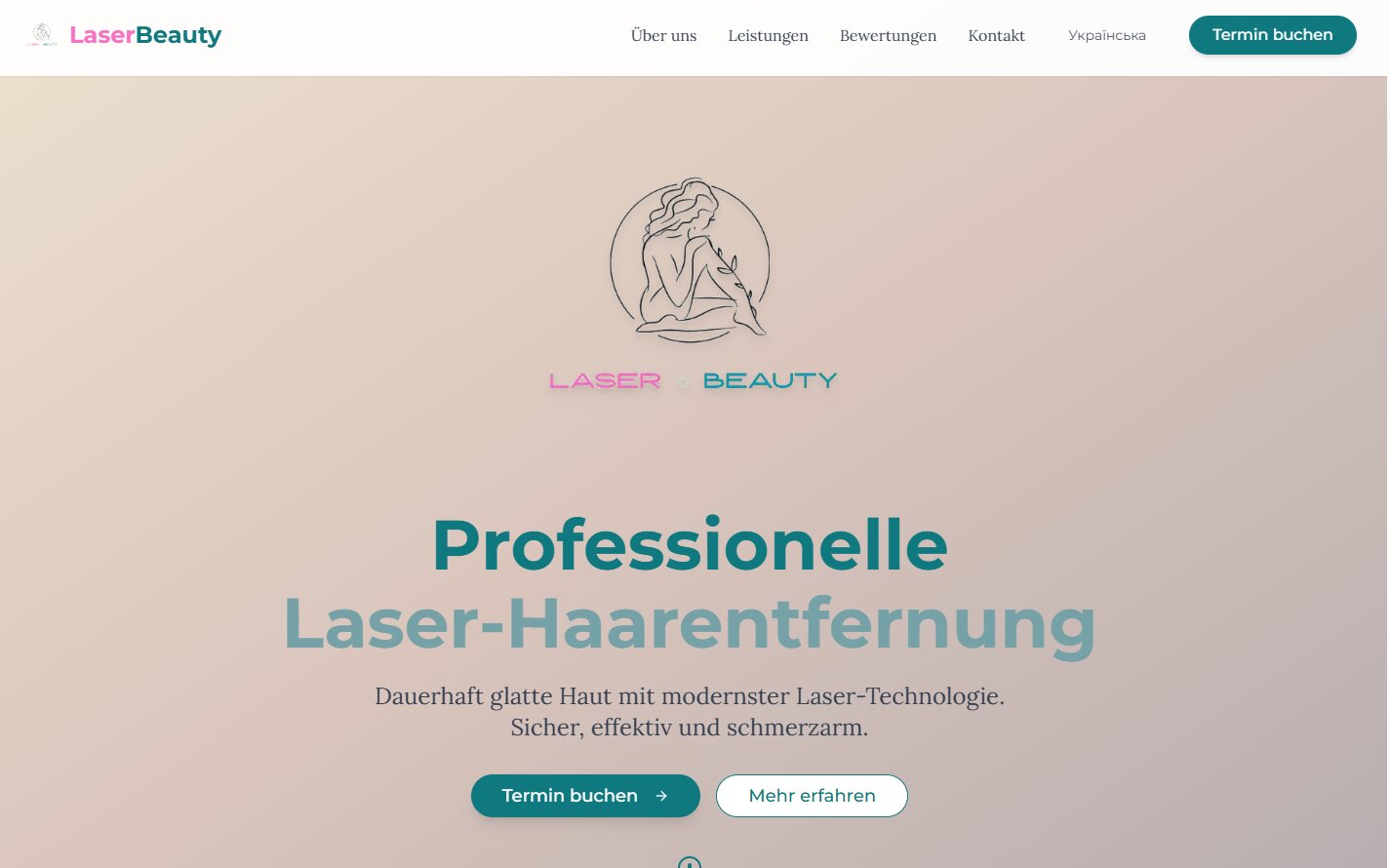 Laser Beauty Studio — desktop